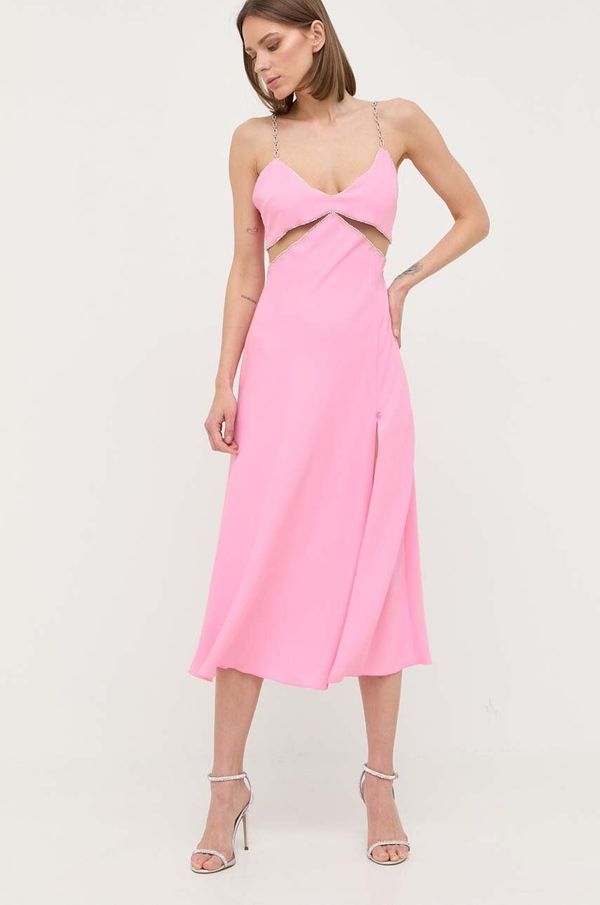Nissa Haljina Nissa boja: ružičasta, midi, ravna