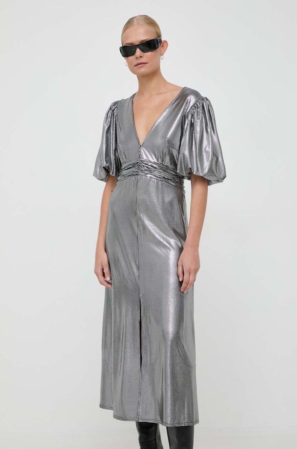 Notes du Nord Haljina Notes du Nord boja: srebrna, midi, širi se prema dolje