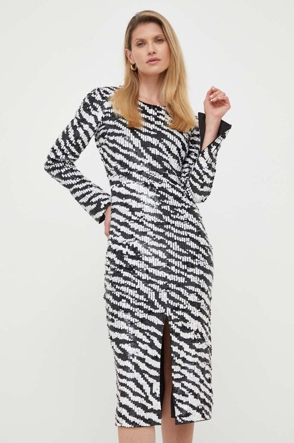 Notes du Nord Haljina Notes du Nord Glow boja: crna, midi, uske