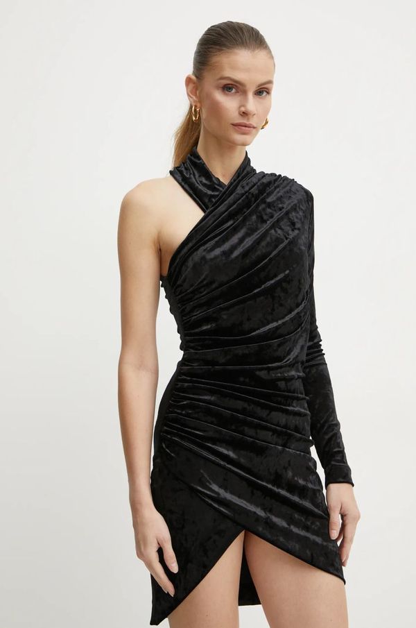 Pinko Haljina od velura Pinko boja: crna, mini, uska, 104477 A29L