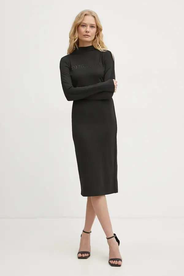 Patrizia Pepe Haljina Patrizia Pepe boja: crna, mini, ravna, 8A1465 K128A