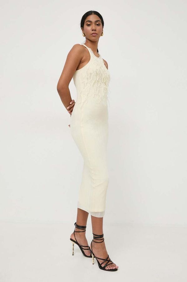 Patrizia Pepe Haljina Patrizia Pepe boja: žuta, maxi, uska