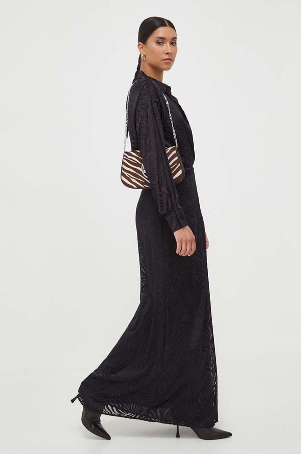 Pinko Haljina Pinko boja: crna, maxi, ravna