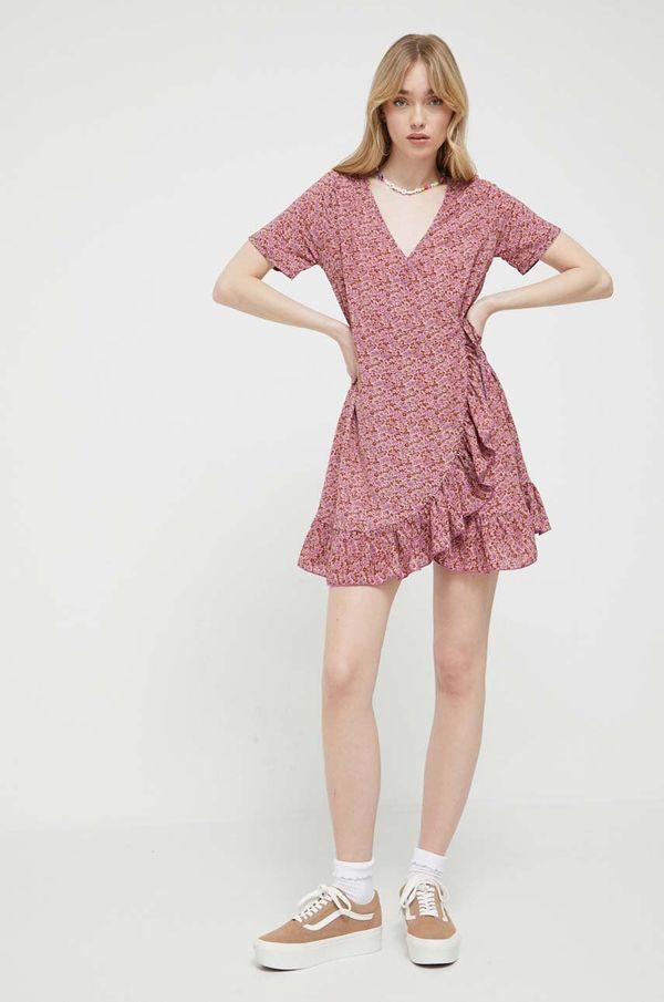 Protest Haljina Protest boja: ružičasta, mini, širi se prema dolje