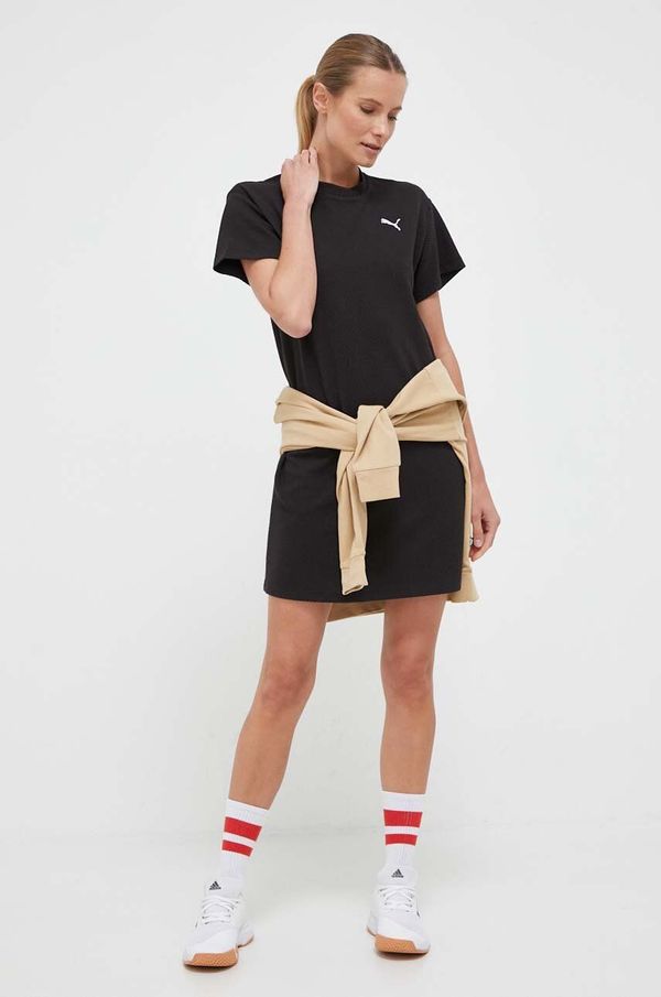 Puma Haljina Puma boja: crna, mini, ravna