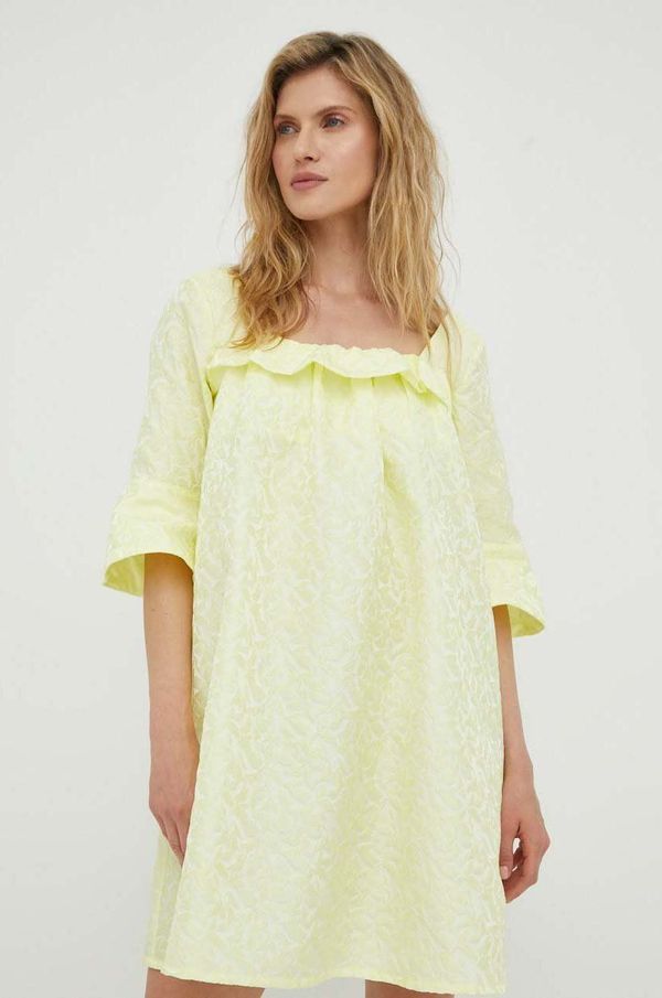 Resume Haljina Résumé boja: žuta, mini, širi se prema dolje