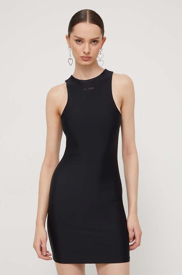 Rotate Haljina Rotate boja: crna, mini, uska