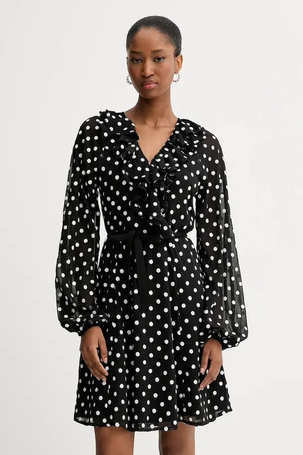 Rotate Haljina Rotate Chiffon Ruffle Mini