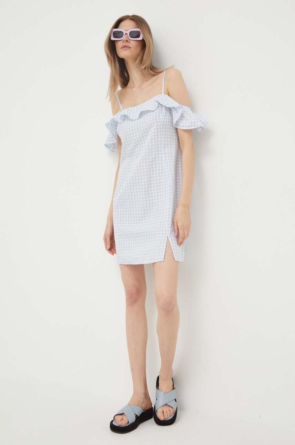 United Colors of Benetton Haljina s dodatkom lana United Colors of Benetton mini, ravna