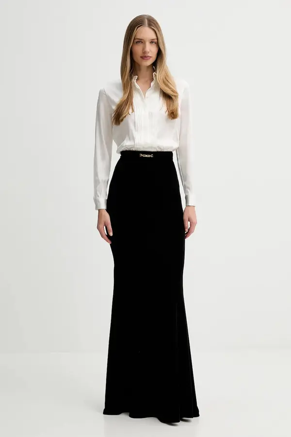 Elisabetta Franchi Haljina s dodatkom svile Elisabetta Franchi
