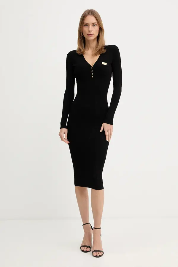 Elisabetta Franchi Haljina s dodatkom svile Elisabetta Franchi