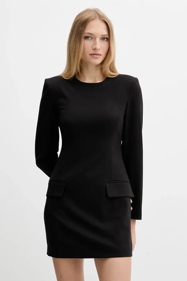 Armani Exchange Haljina s primjesom vune Armani Exchange