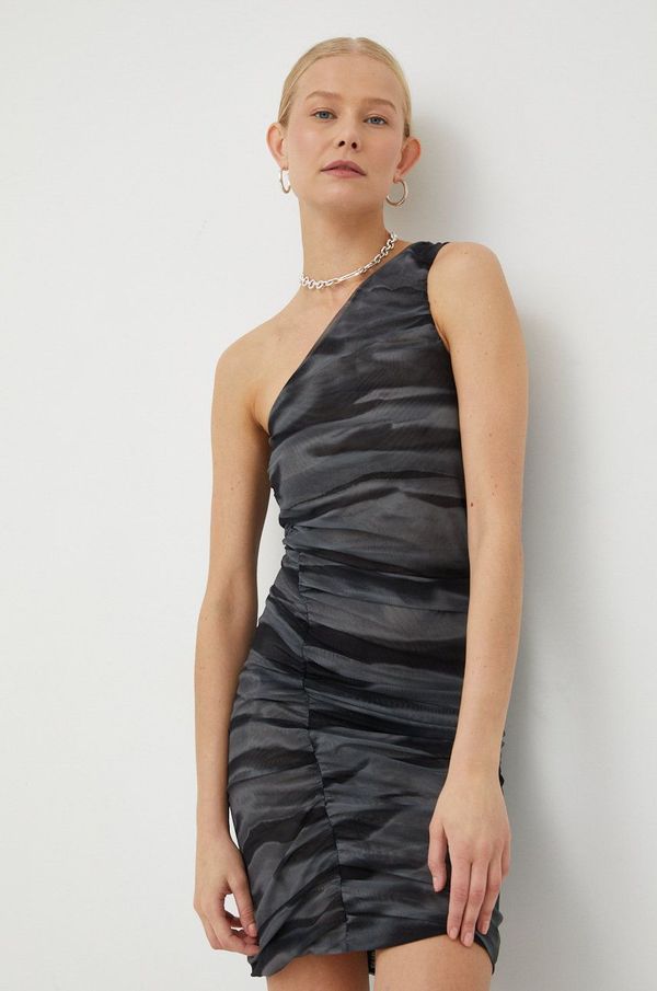 Samsoe Samsoe Haljina Samsoe Samsoe boja: siva, mini, uske