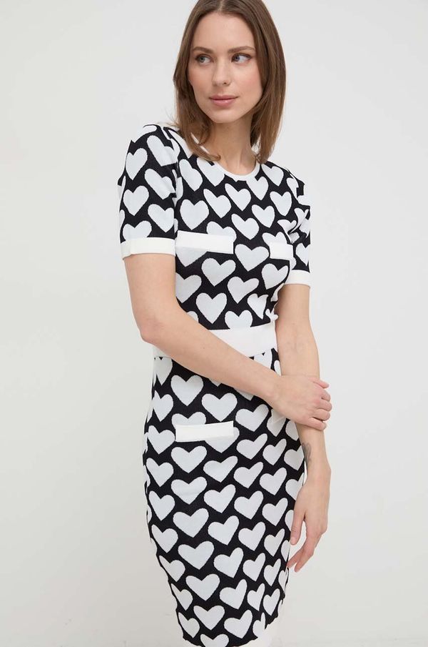 Silvian Heach Haljina Silvian Heach boja: crna, mini, uska