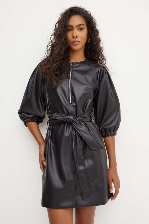 Silvian Heach Haljina Silvian Heach KLIN boja: crna, mini, širi se prema dolje, GPA24043VE