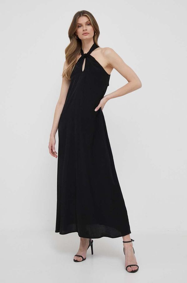 Sisley Haljina Sisley boja: crna, maxi, oversize