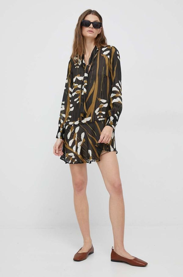 Sisley Haljina Sisley boja: crna, mini, ravna