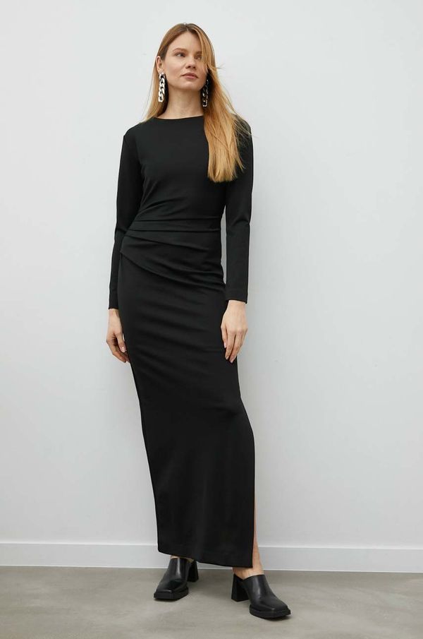 Tiger of Sweden Haljina Tiger Of Sweden boja: crna, maxi, ravna