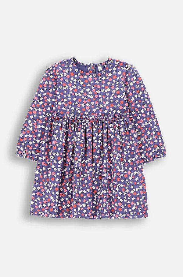 Coccodrillo Haljina za bebe Coccodrillo boja: ljubičasta, mini, širi se prema dolje, HEARTS GIRL NEWBORN