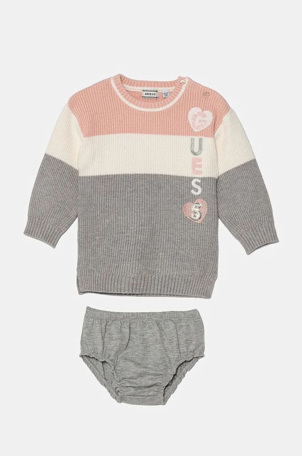 Guess Haljina za bebe Guess boja: siva, mini, oversize, A4BK09 Z3FU0