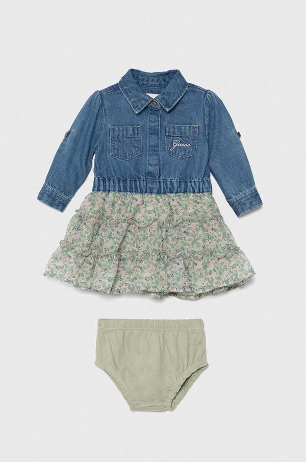 Guess Haljina za bebe Guess mini, širi se prema dolje, A4YK07 D4EU0