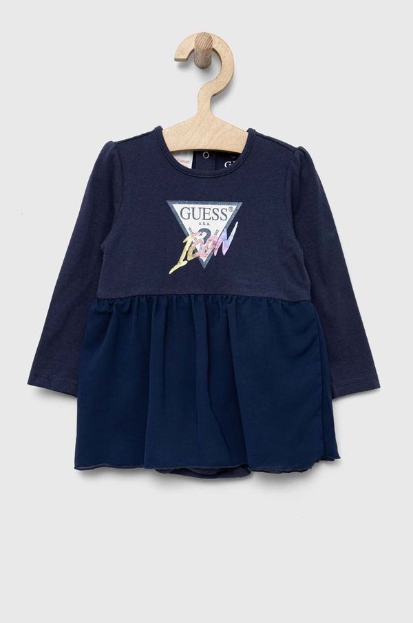 Guess Haljina za bebe Guess mini, širi se prema dolje