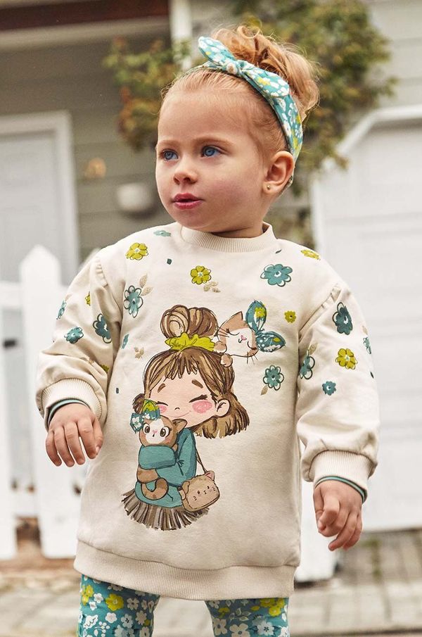 Mayoral Haljina za bebe Mayoral boja: tirkizna, mini, ravna, 2922