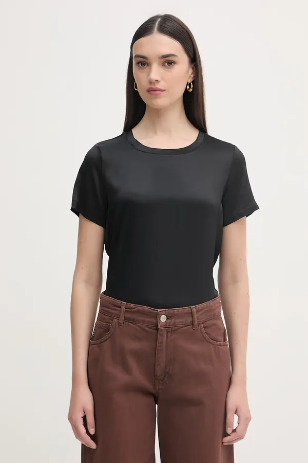 Haveone Haveone Basic majica kratkih rukava za žene s viskozom