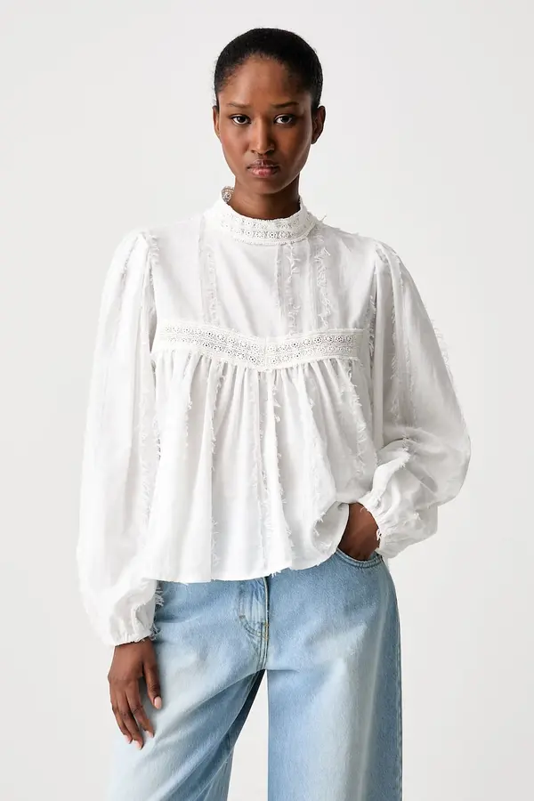 Haveone Haveone bluza za žene od pamuka