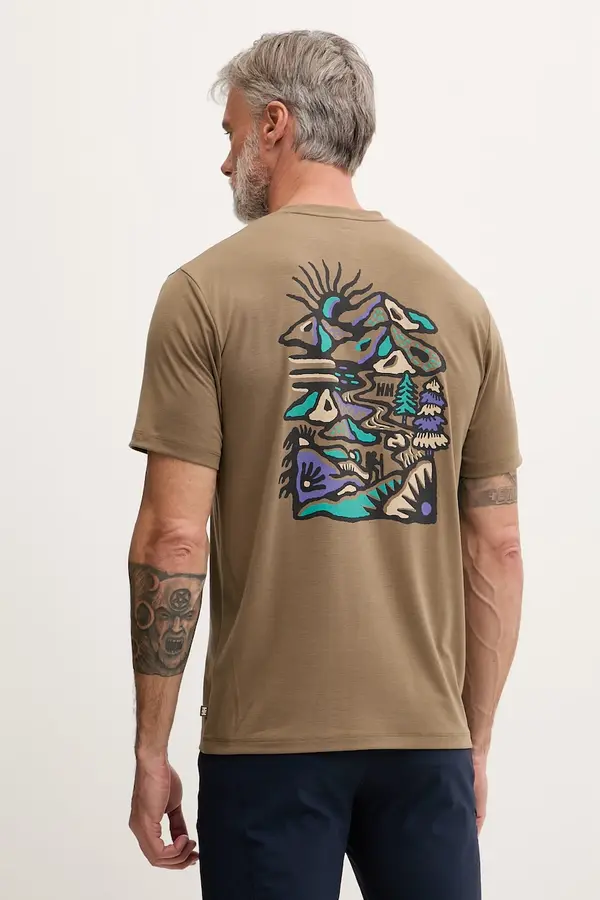 Helly Hansen Helly Hansen majica muška SKOG RECYCLED GRAPHIC