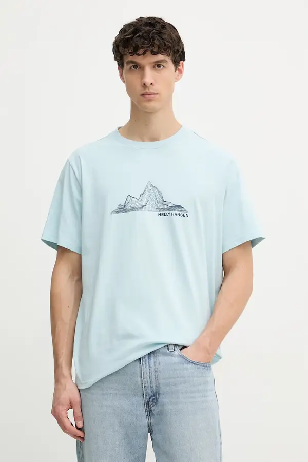 Helly Hansen Helly Hansen majica za muškarce od pamuka MASSIF GRAPHIC