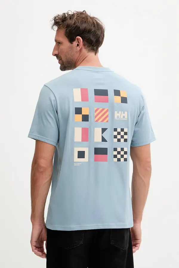 Helly Hansen Helly Hansen majica za muškarce od pamuka SHORELINE