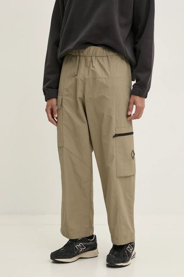 A-COLD-WALL* Hlače A-COLD-WALL* za muškarce, boja: zelena, ravni kroj, ACWMB304B