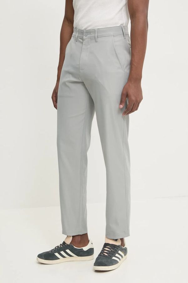 Abercrombie & Fitch Hlače Abercrombie & Fitch za muškarce, boja: zelena, ravni kroj, KI130-4101