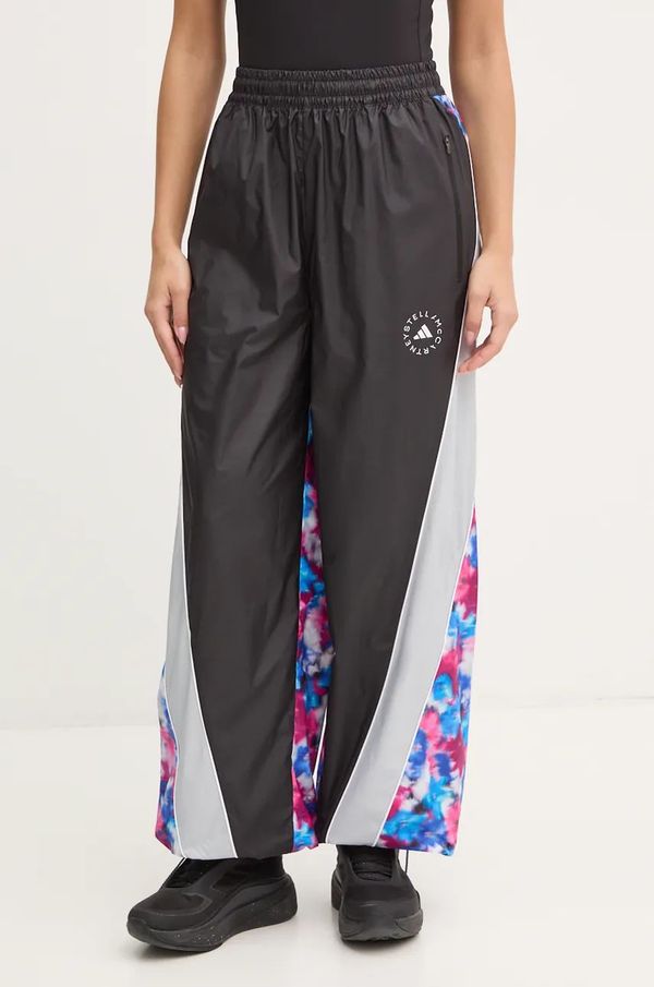 adidas by Stella McCartney Hlače adidas by Stella McCartney za žene, boja: crna, s uzorkom, IW9849