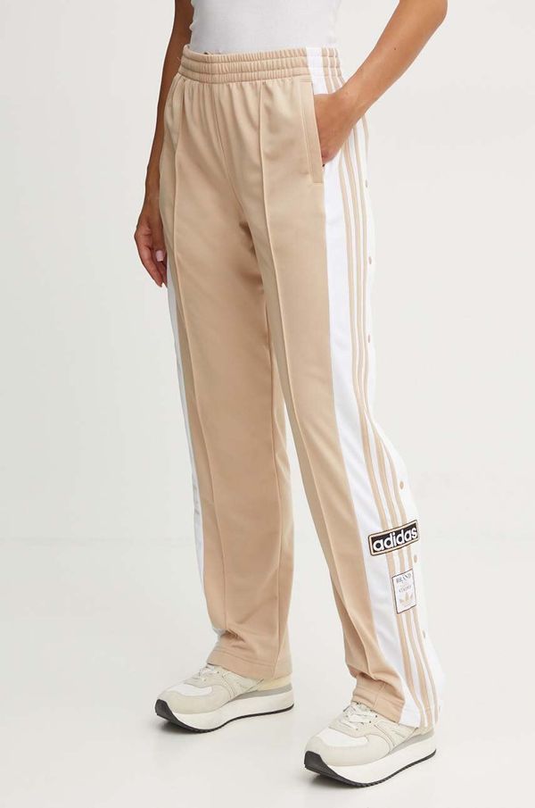 adidas Originals Hlače adidas Originals Adicolor za žene, boja: bež, s aplikacijom, IY2130