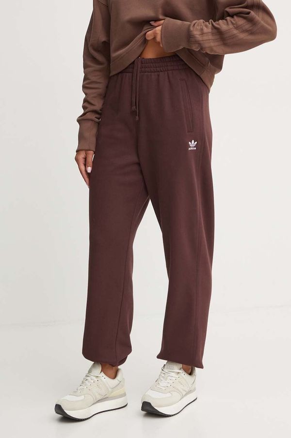 adidas Originals Hlače adidas Originals za žene, boja: bordo, s aplikacijom, IY9639