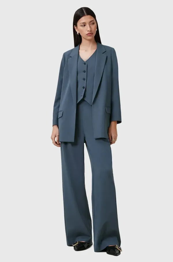 AllSaints Hlače AllSaints ALEIDA za žene, široke, srednje visoki struk, W037QC