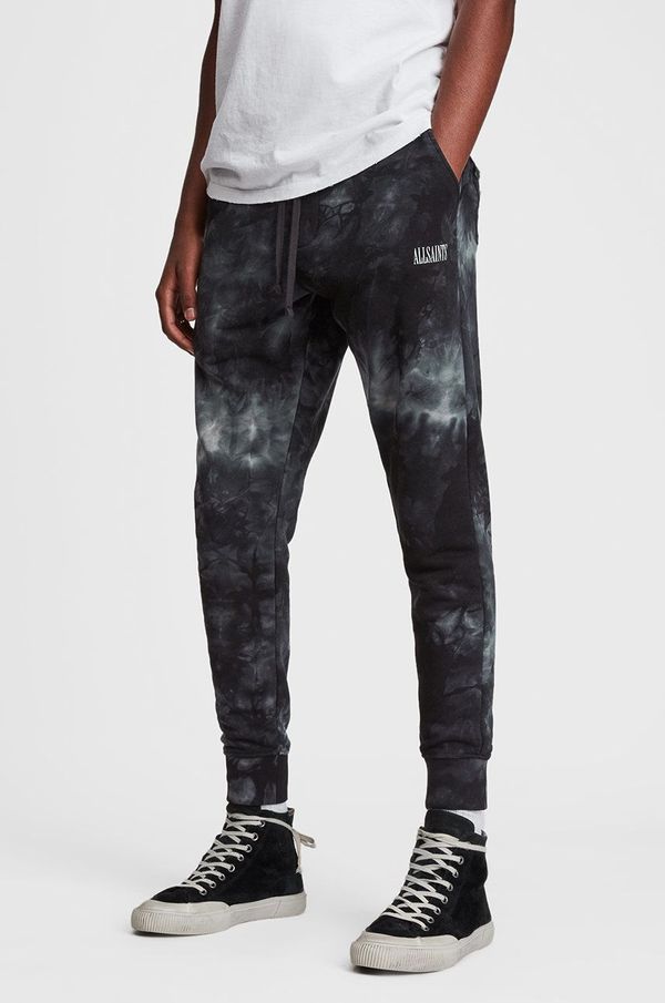 AllSaints Hlače AllSaints za muškarce, boja: siva