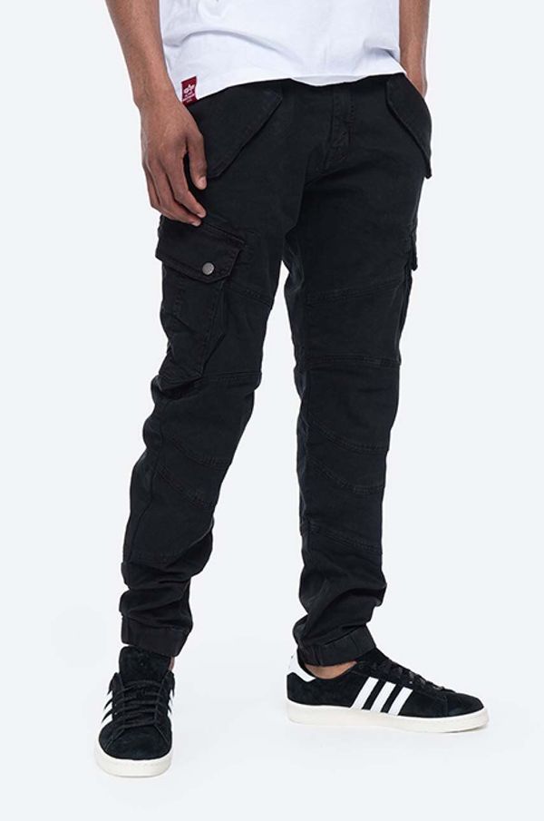 Alpha Industries Hlače Alpha Industries Combat Combat Pant LW za muškarce, boja: crna, cargo kroj, 126215.03-black 126215.03