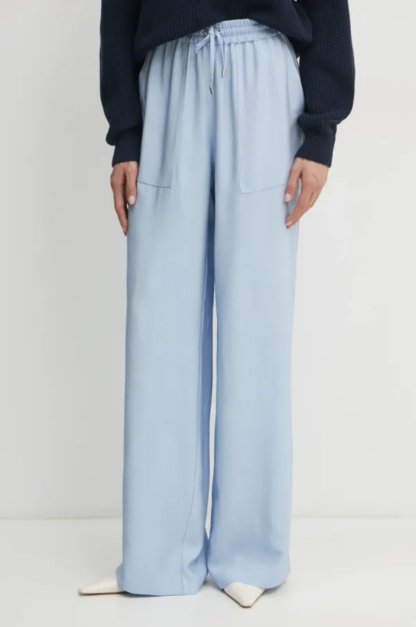 BOSS Hlače BOSS za žene, široke, visoki struk, 50530552