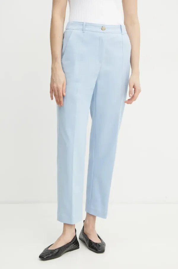 BOSS Hlače BOSS za žene, široke, visoki struk, 50537586