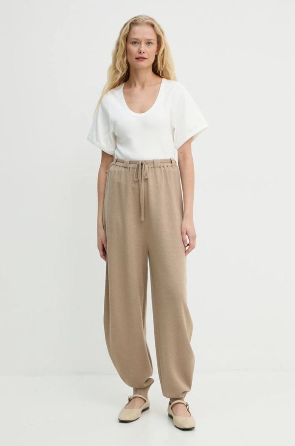 By Malene Birger Hlače By Malene Birger TEVANA za žene, boja: bež, bez uzorka, Q72551002