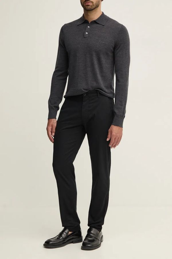 Calvin Klein Jeans Hlače Calvin Klein Jeans boja: crna, chinos kroj, J30J326847