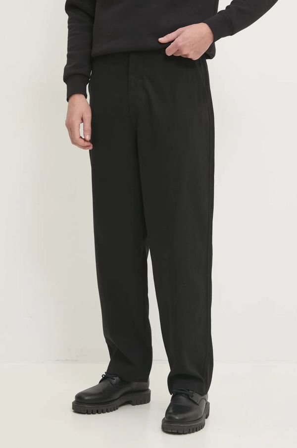 Calvin Klein Jeans Hlače Calvin Klein Jeans za muškarce, boja: crna, ravni kroj, J30J326930