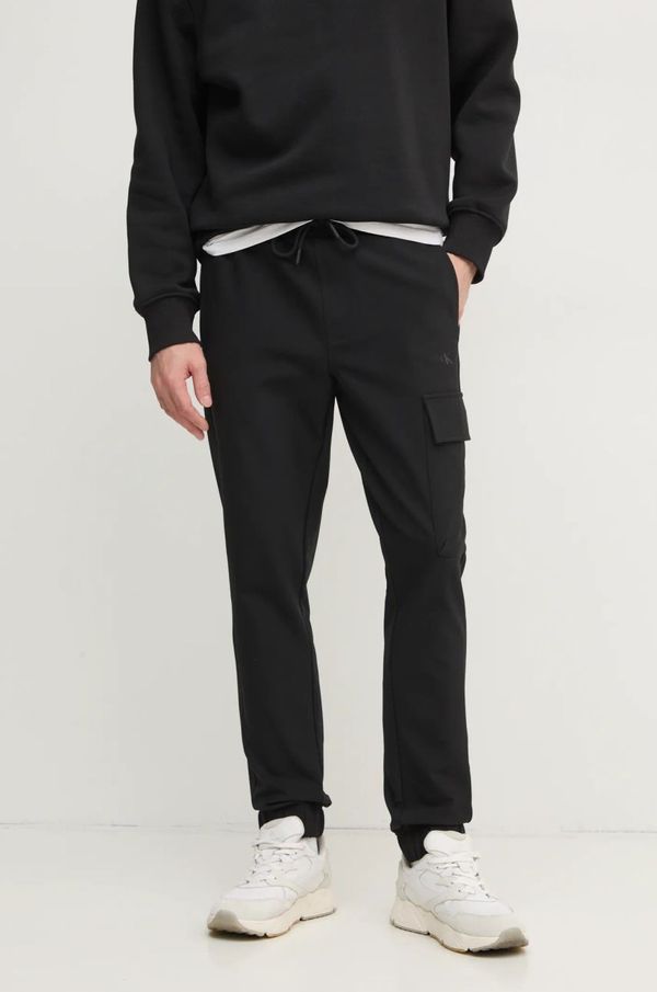 Calvin Klein Jeans Hlače Calvin Klein Jeans za muškarce, boja: crna, uski kroj, J30J326765