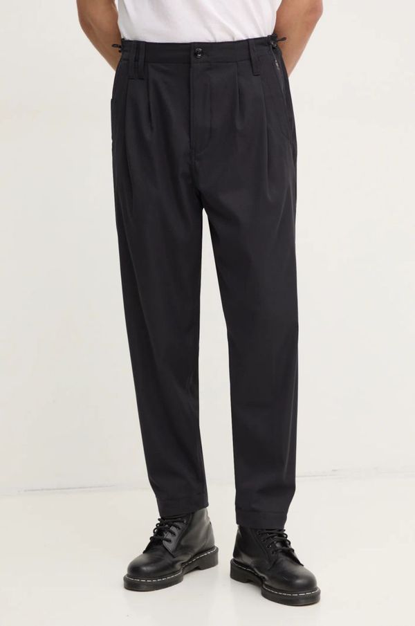 G-Star Raw Hlače G-Star Raw za muškarce, boja: crna, ravni kroj, D25233-D517