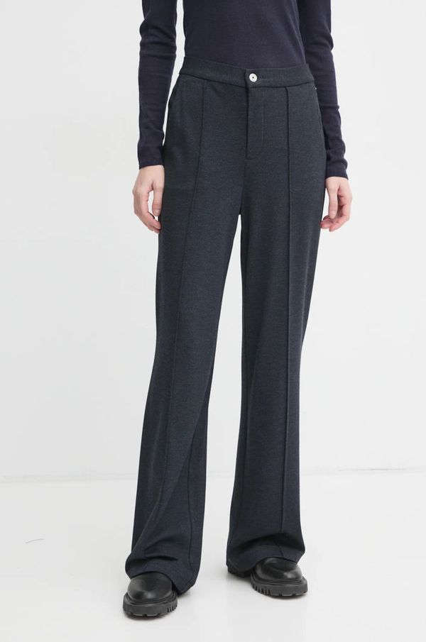 G-Star Raw Hlače G-Star Raw za žene, boja: tamno plava, ravni kroj, visoki struk, D25027-D706