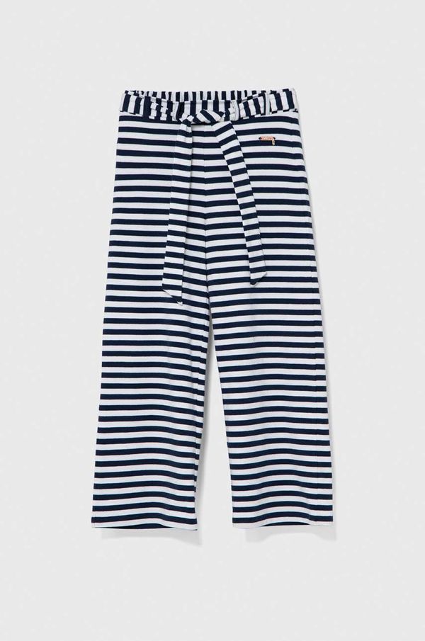 Guess Hlače Guess boja: tamno plava, s uzorkom