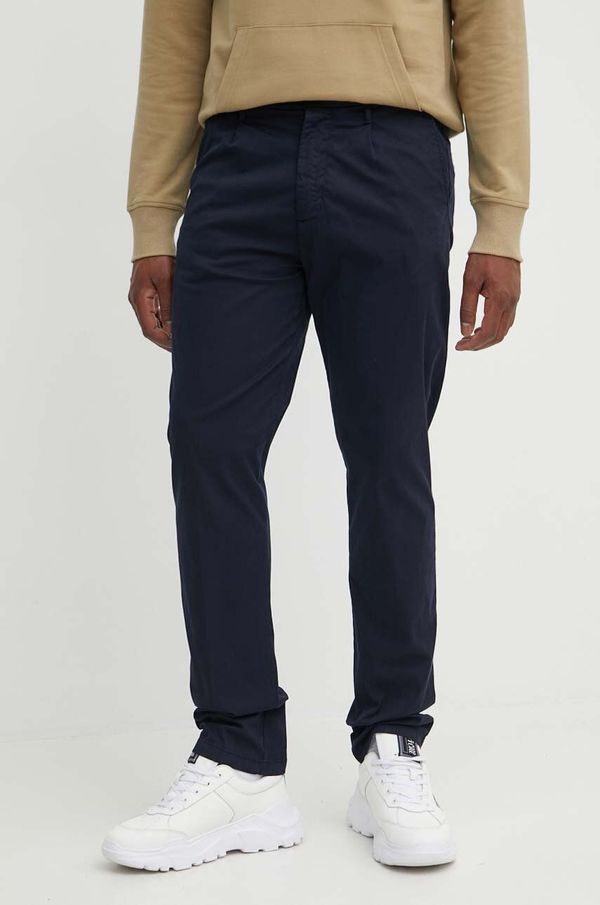 Guess Hlače Guess NOAH za muškarce, boja: tamno plava, uski kroj, M4GB27 WG3QA
